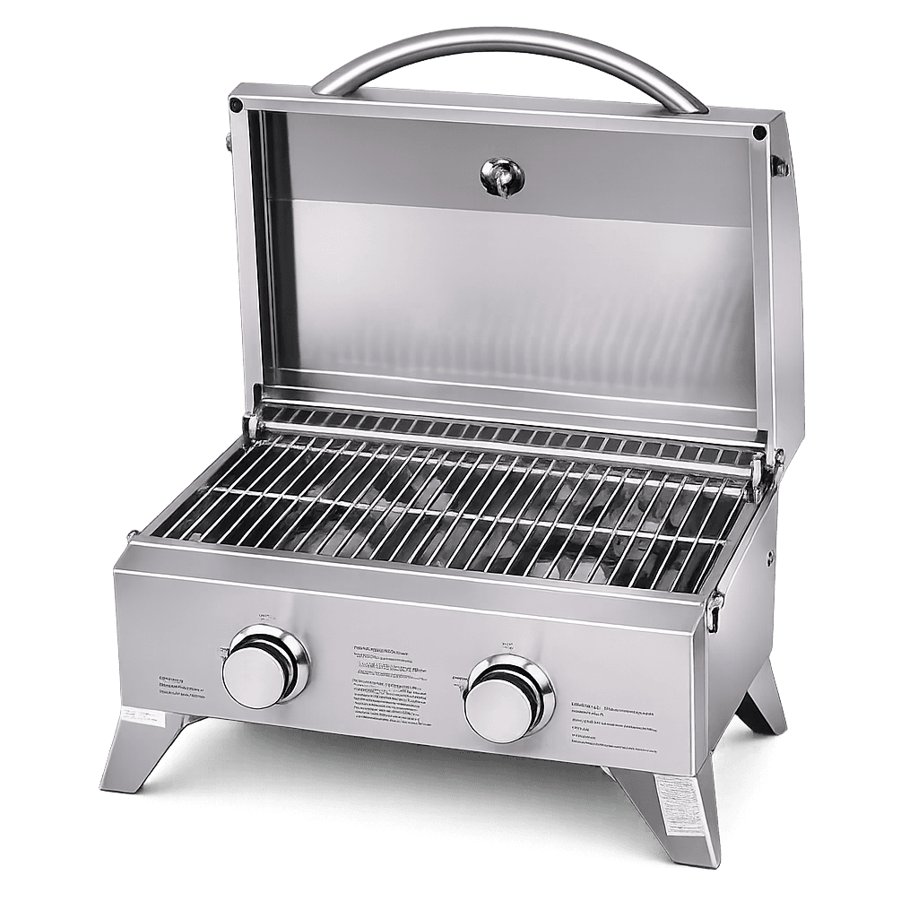 2 burners BBQ